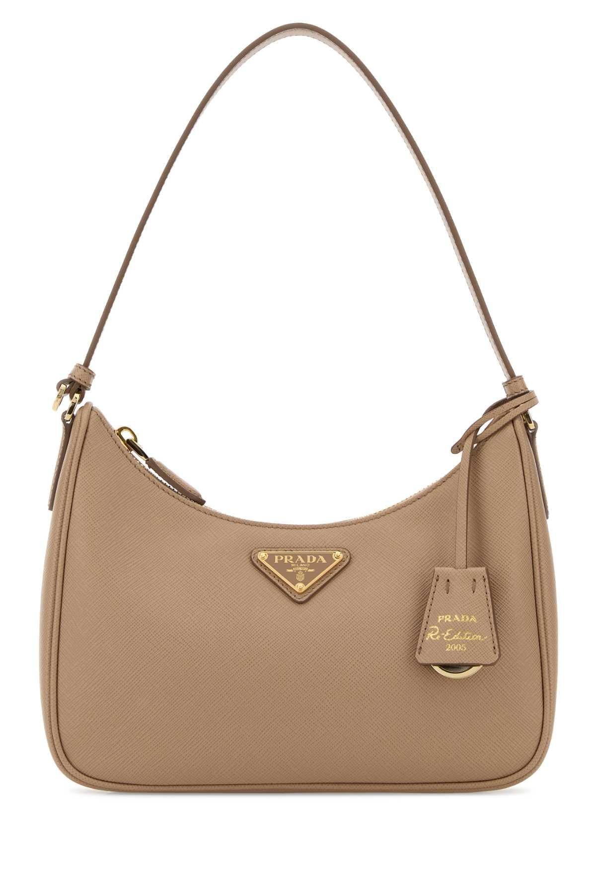 PRADA Black Nylon Shoulder Bag