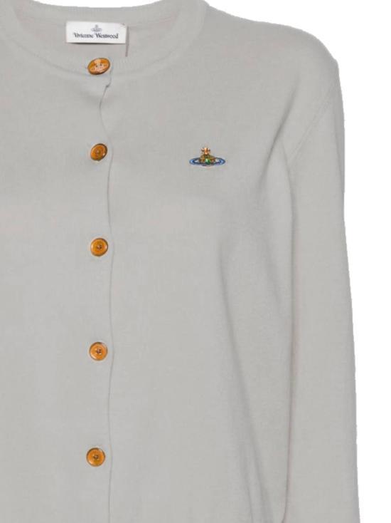 Vivienne Westwood BEA Knit Cardigan 1803002P Y001A P403 LIGHT GREY DOM