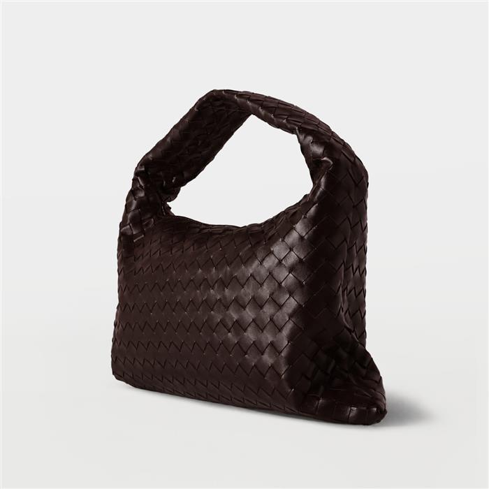 Bottega Veneta Small Hobo Tote Shoulder Bag Brown Leather Tote