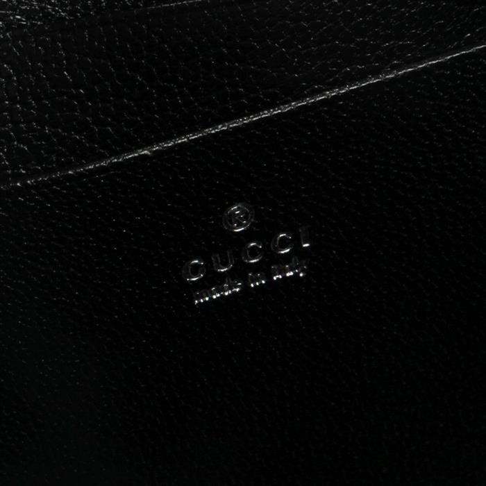 GUCCI Essence Classic Mini Crossbody Bag Black Leather