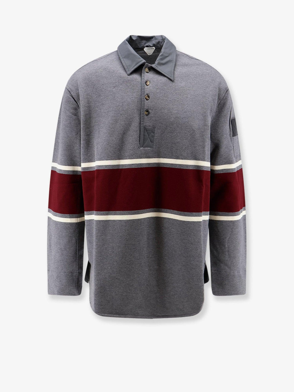 Bottega Veneta Long Sleeve Sweatshirt FW26 Navy Cotton