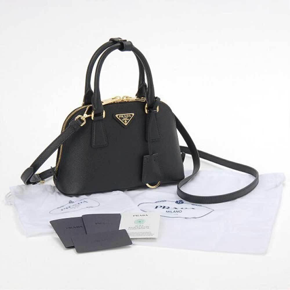 PRADA Promenade Mini Tote Shoulder Bag 1BA851 EOO F0002