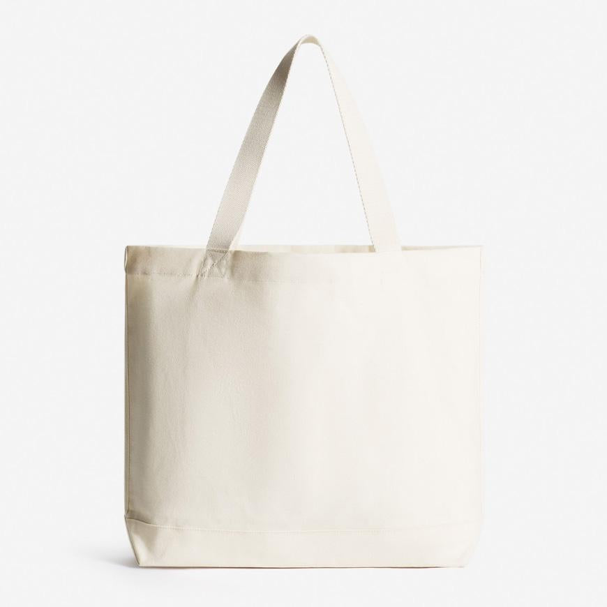 Maison Kitsune Dressed Fox Canvas Tote Bag Beige Unisex PM05107 WW9042 P700