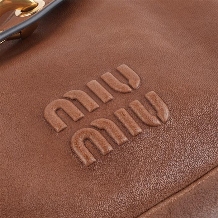 Miu Miu Avantage Nappa Leather Shoulder Bag