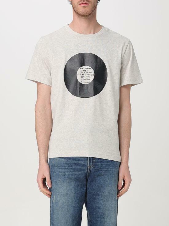 A.P.C. Vinyl Logo T-Shirt Men’s White Cotton Tee