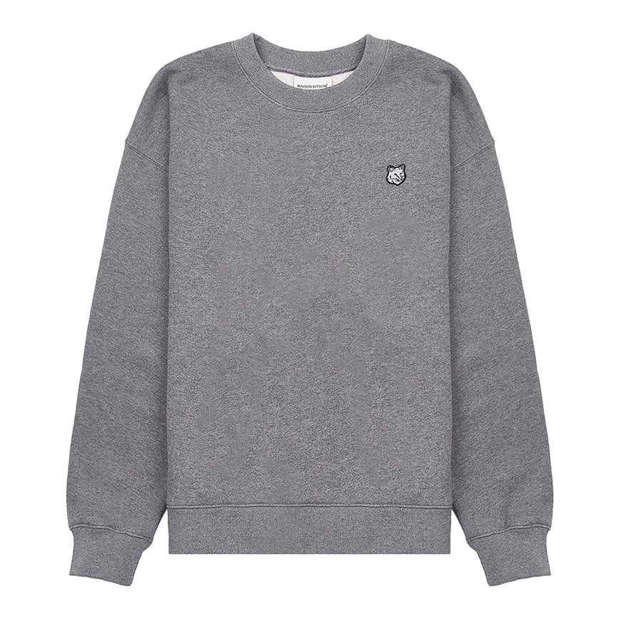 Maison Kitsune Women Fox Head Patch Sweatshirt LW00303KM0307 MGM