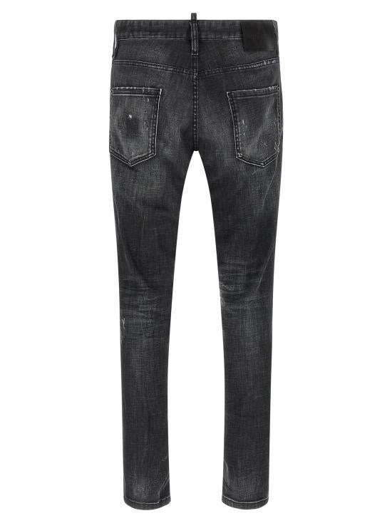 Dsquared2 Black Denim Jeans Men’s S74LB1910S30357900