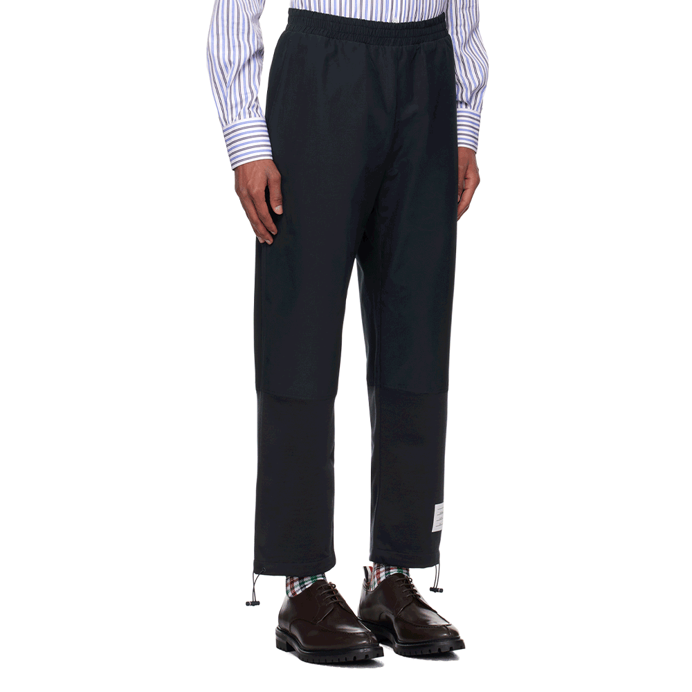 THOM BROWNE Men’s Ripstop Wool Milano Sweatpants/Joggers MJQ210A 07651 415