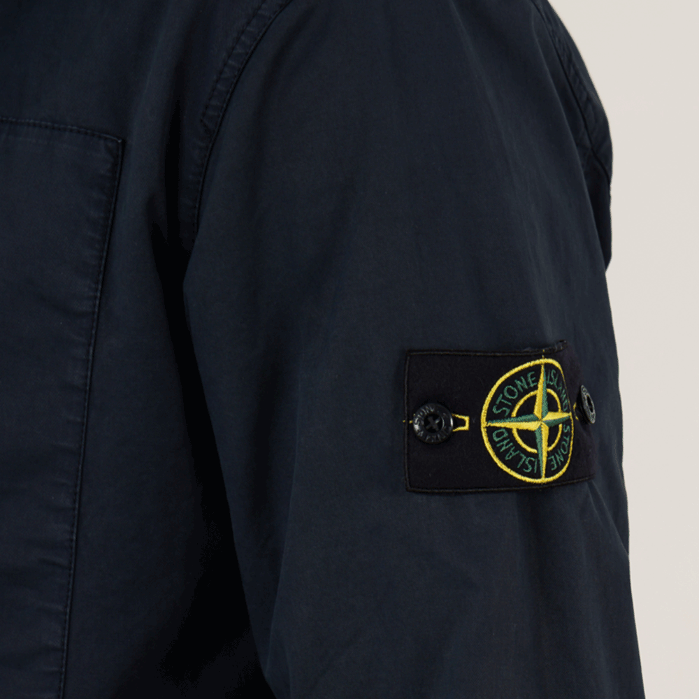 STONE ISLAND Men Stretch TC Overshirt Long Sleeve Shirt 1200033 S0010 V0020