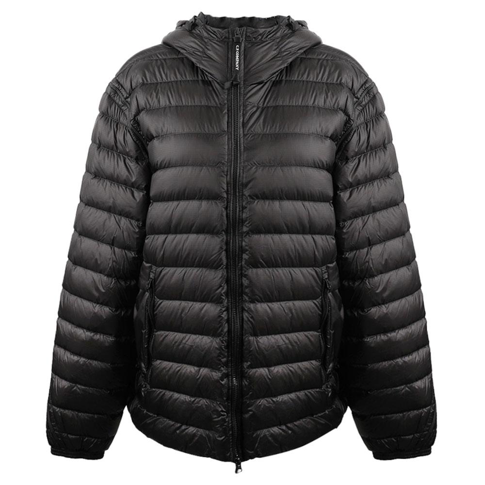 CP Company Men DD Shell Hooded Down Jacket Black 21CMOW126A 110416A