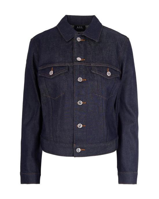 A.P.C. Indigo Denim Jacket Women’s Classic Style COGDFF32028IAI