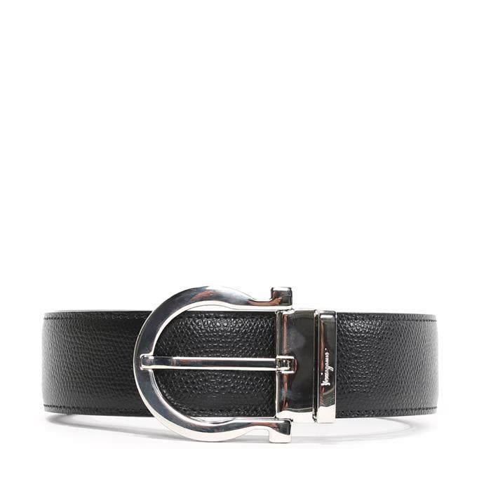 Ferragamo Gancini Reversible Leather Belt 67 0130 0752686