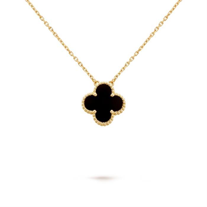 Van Cleef & Arpels Vintage Alhambra Pendant Necklace Gold