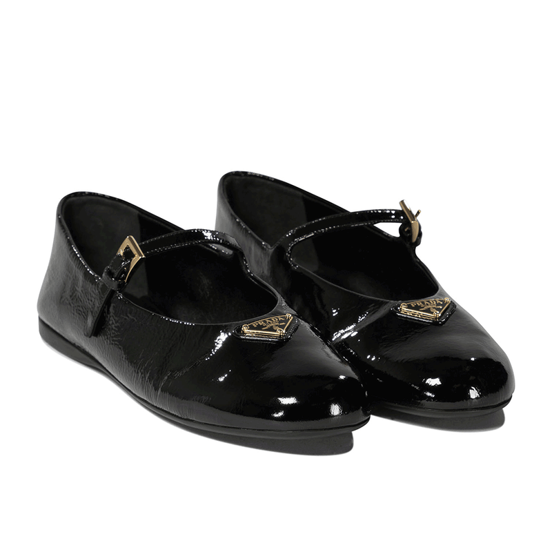 PRADA Nappa Leather Ballet Flats 1F793N H27 F0002