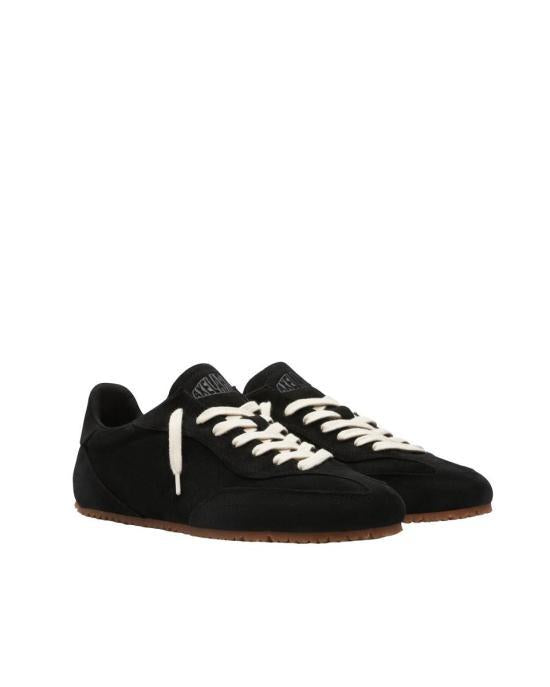 AXEL ARIGATO Black Gum Sole Leather Sneakers