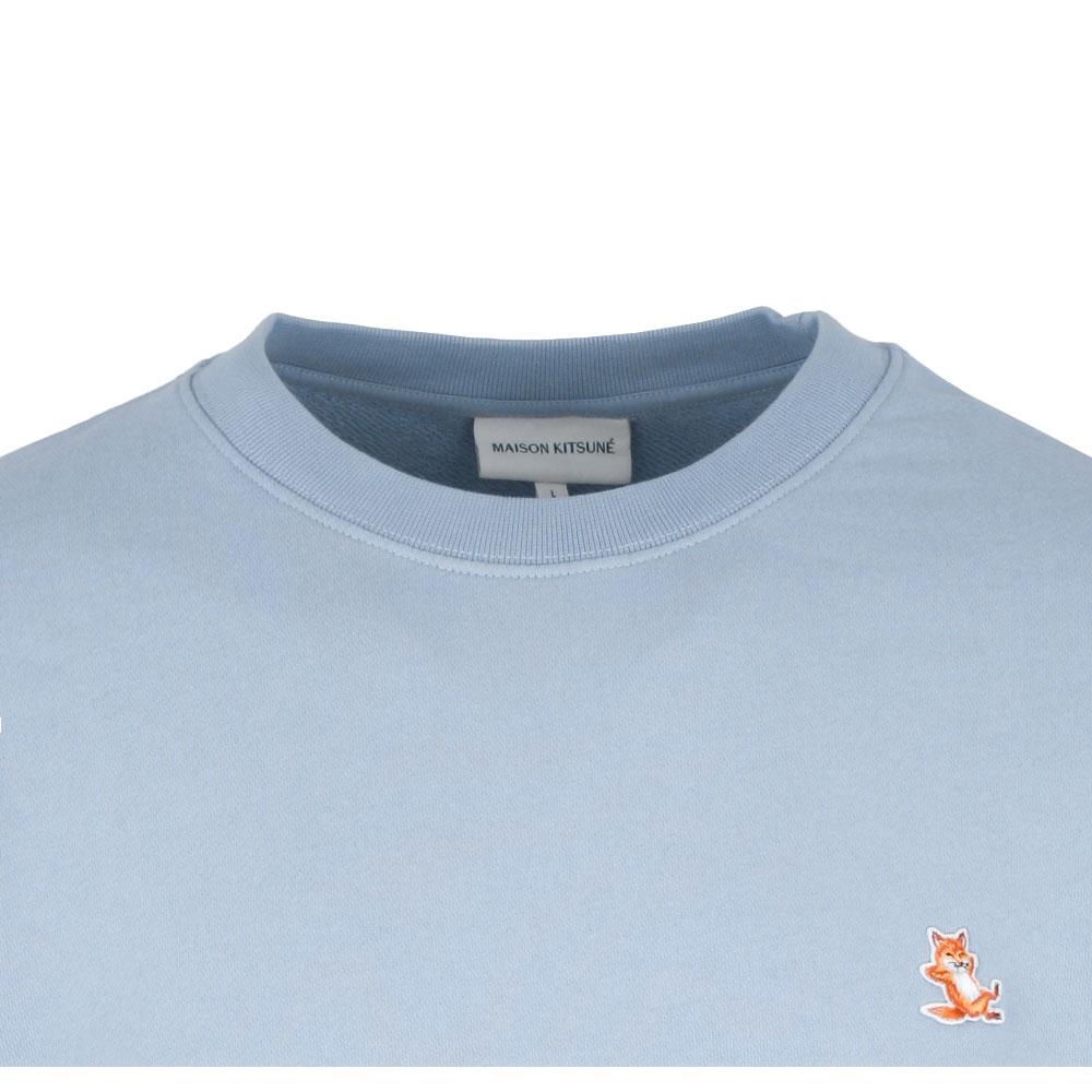 Maison Kitsune Chillax Fox Logo Sweatshirt Navy Cotton Men's
