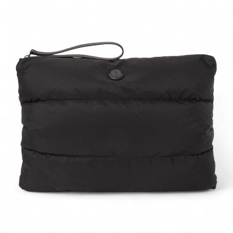 Moncler Karadoc Padded Laptop Pouch Black Unisex Clutch