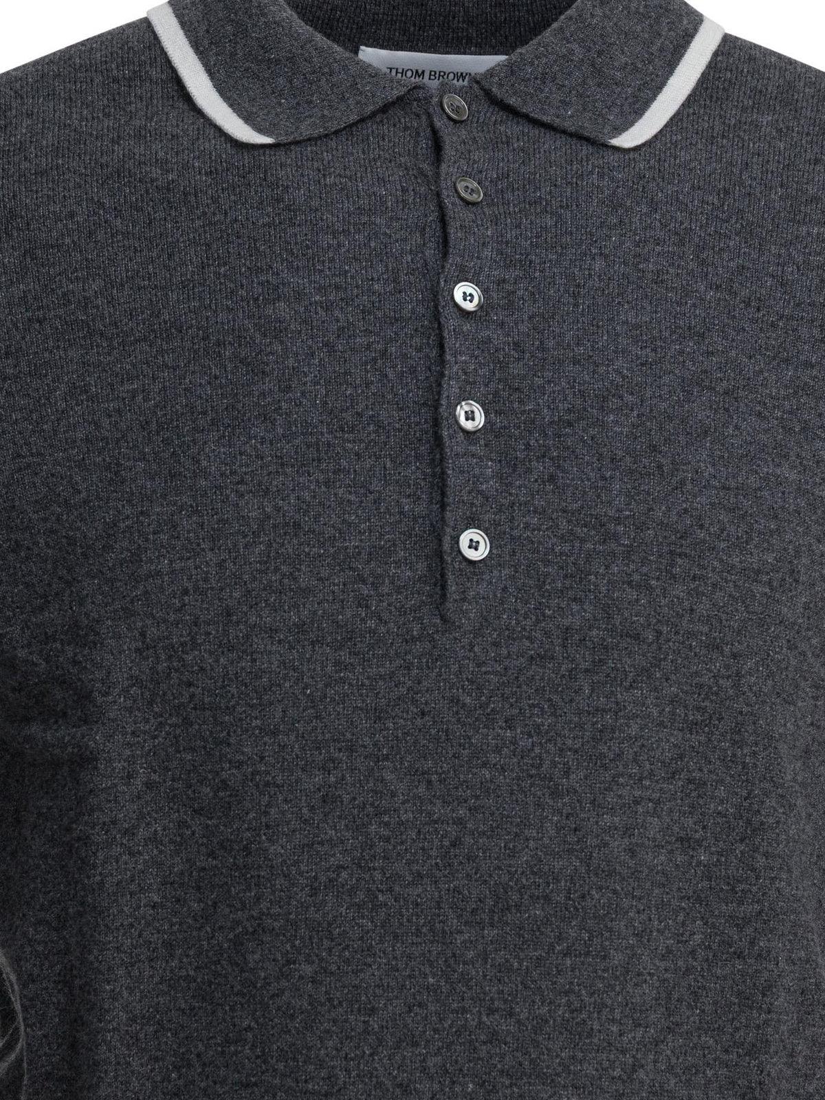 THOM BROWNE Long Sleeve Button-Up Shirt for Men