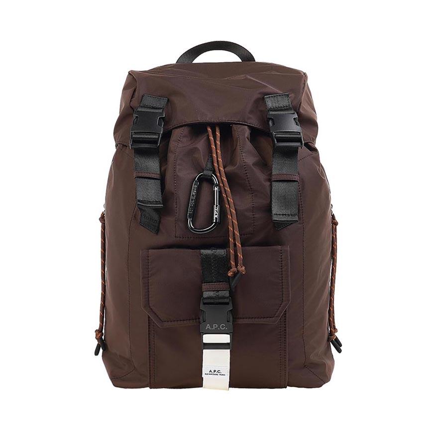 A.P.C. Men’s Trek Nylon Backpack Black