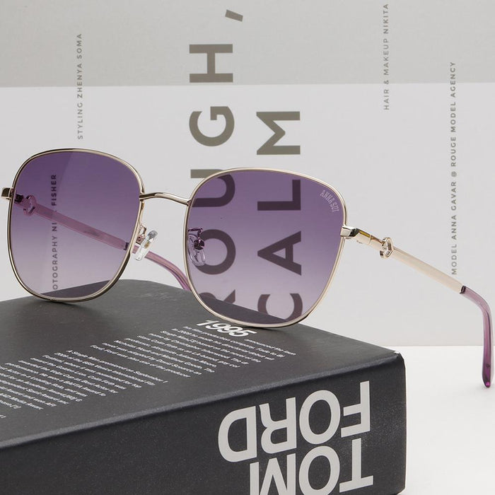 Anna Sui Oversized Women’s Sunglasses Black Plastic