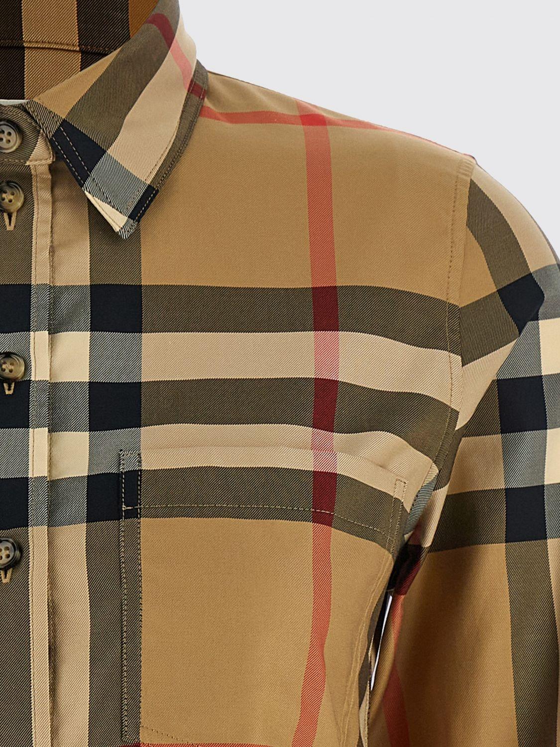 BURBERRY Long Sleeve Button-Up Shirt