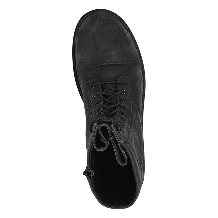 BALENCIAGA Combat Strike Leather Chelsea Boots Black Men