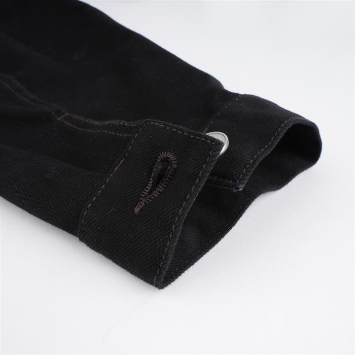 Lemaire Black Cotton Denim Trucker Jacket