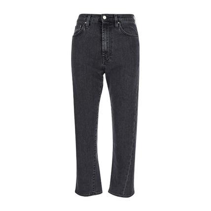 Toteme Grey Wash Denim Pants 22223274330300