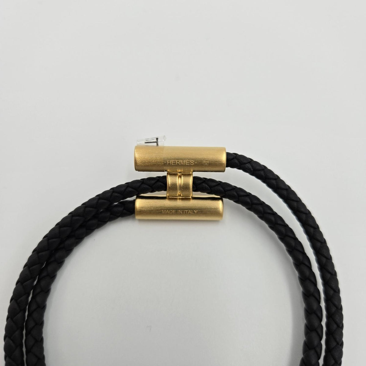 HERMES Men’s Tournis Tressee Bracelet Gold-Tone H068406FM