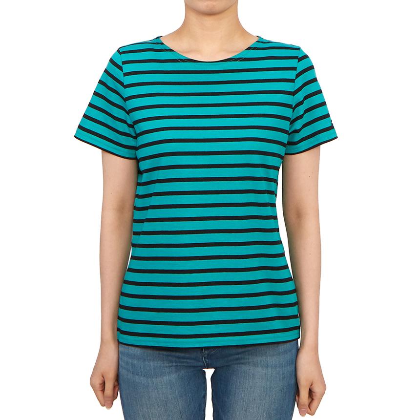 Saint James Etrille Women’s Short Sleeve T-Shirt Absinthe Noir