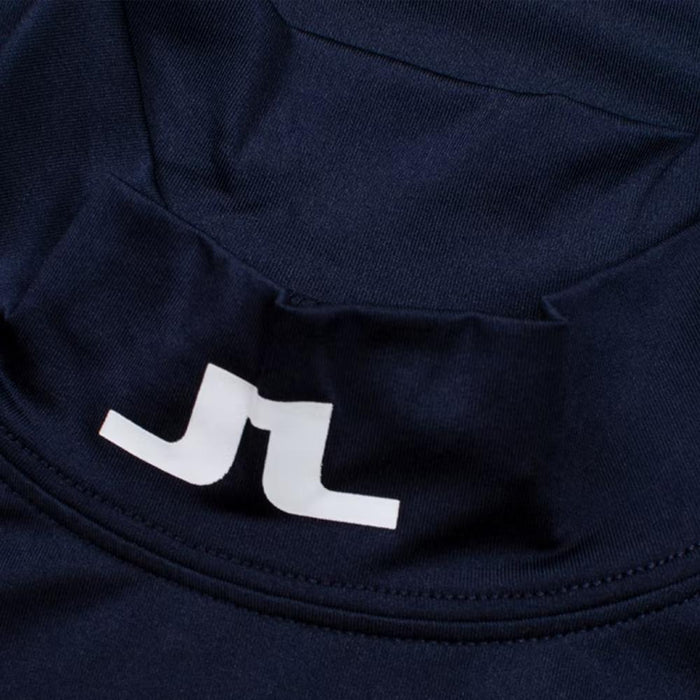 J LINDEBERG Aello Printed Turtleneck T-Shirt Navy Men's