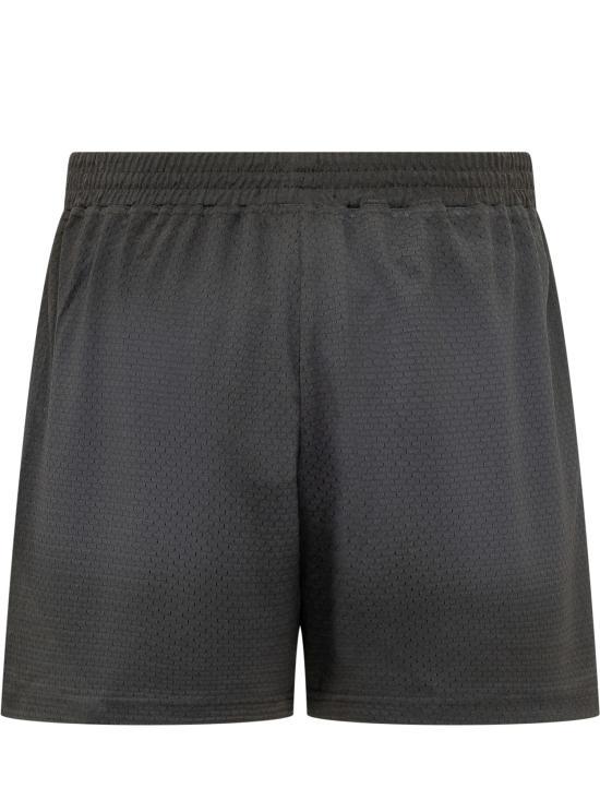 REPRESENT Washed Black Denim Shorts