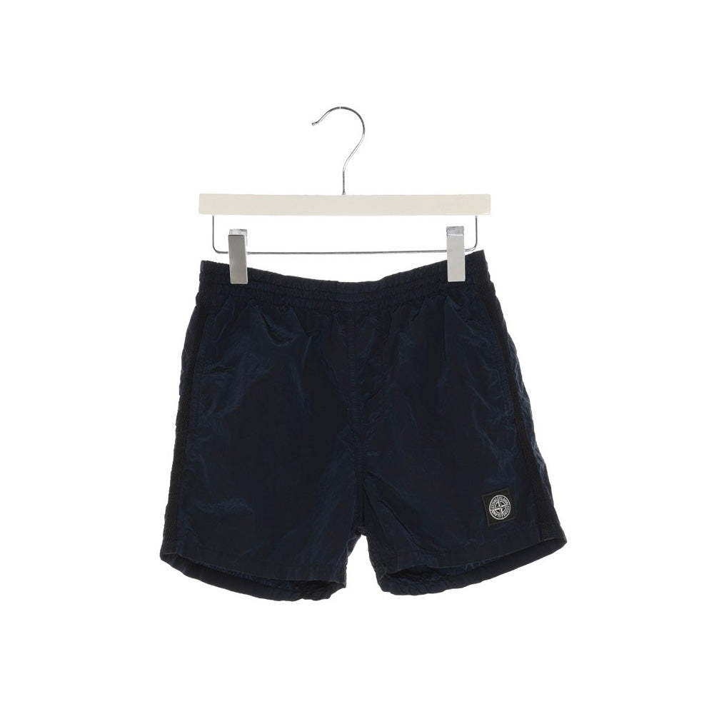STONE ISLAND Logo Patch Swim Shorts for Women Black