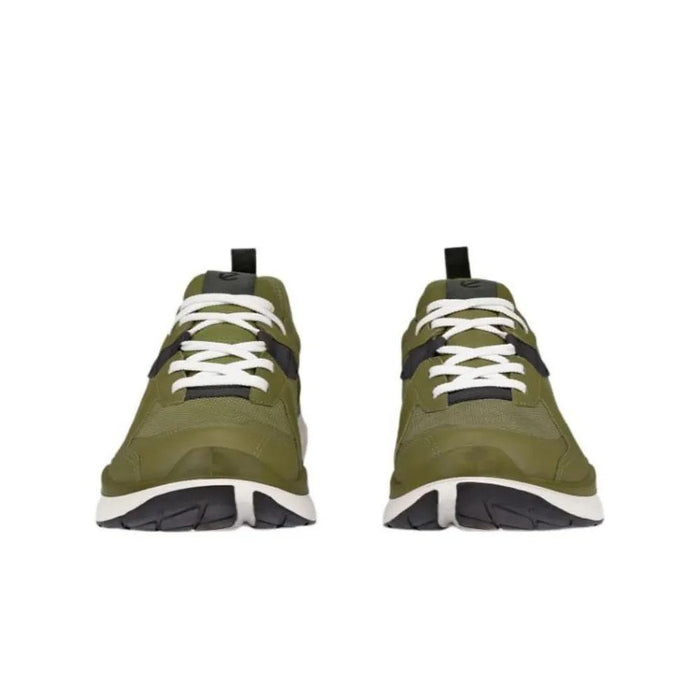 ecco BIOM 22 Green Leather Low-Top Sneakers for Men