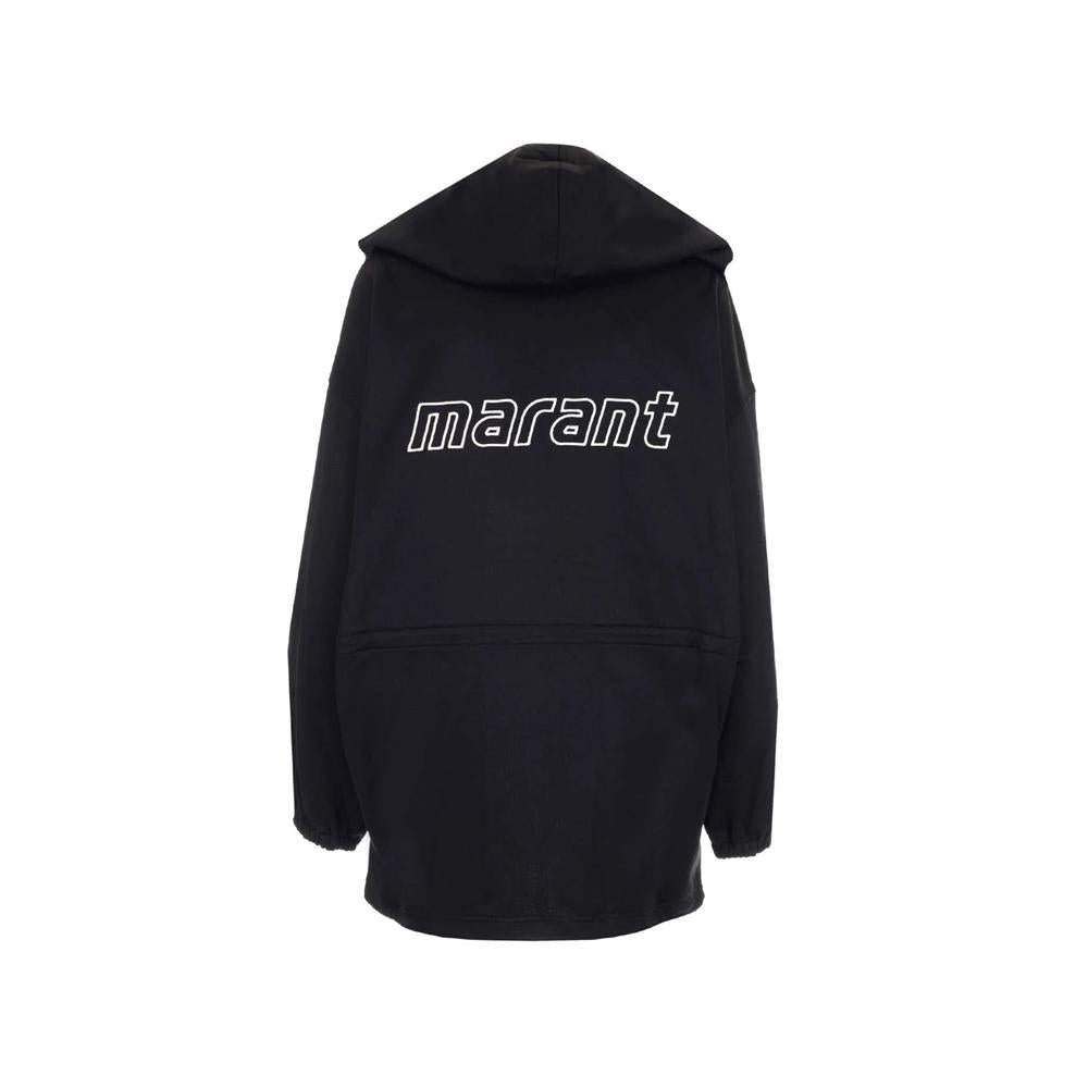 Isabel Marant Black Hooded Jacket Veste Isla Anniversary Edition