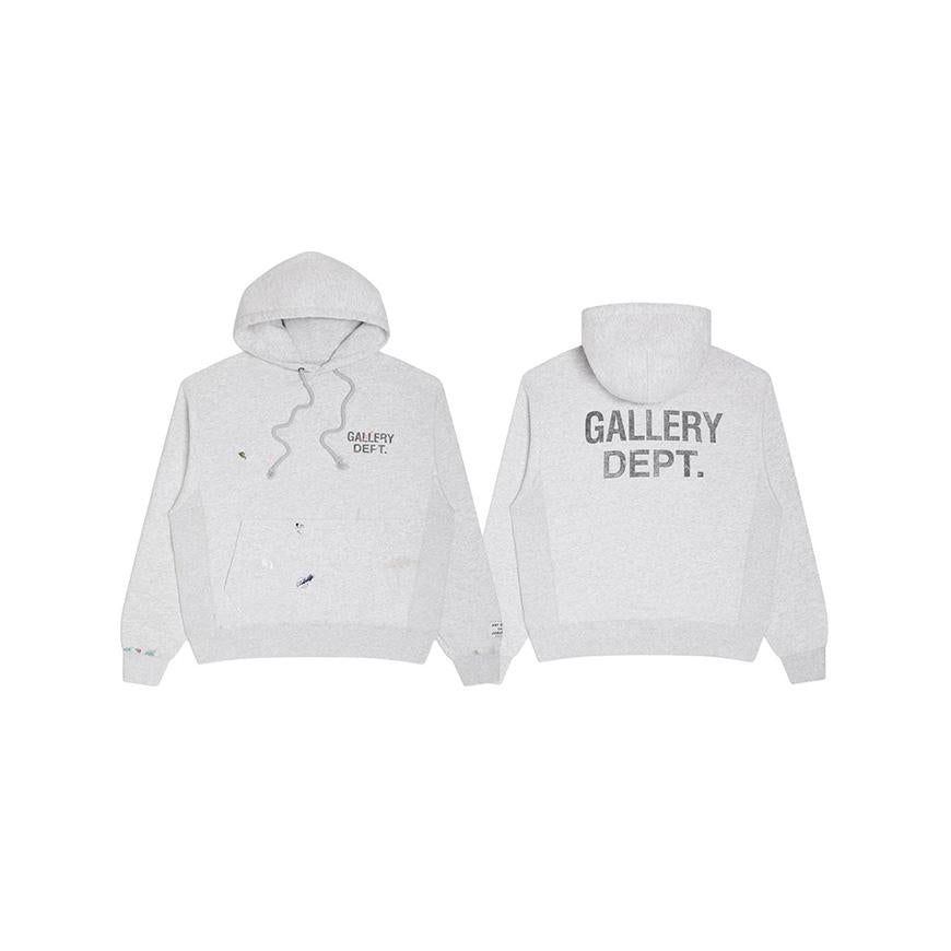 GALLERY DEPT. Men’s Paint Logo Hoodie Gray GPH 50044 LHGY
