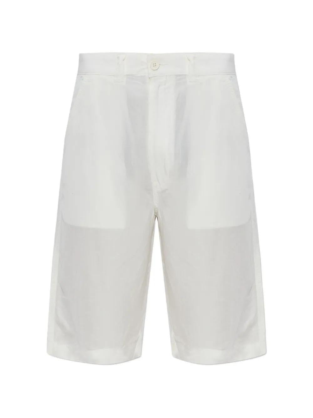 DIESEL Black Cotton Denim Short Shorts for Men