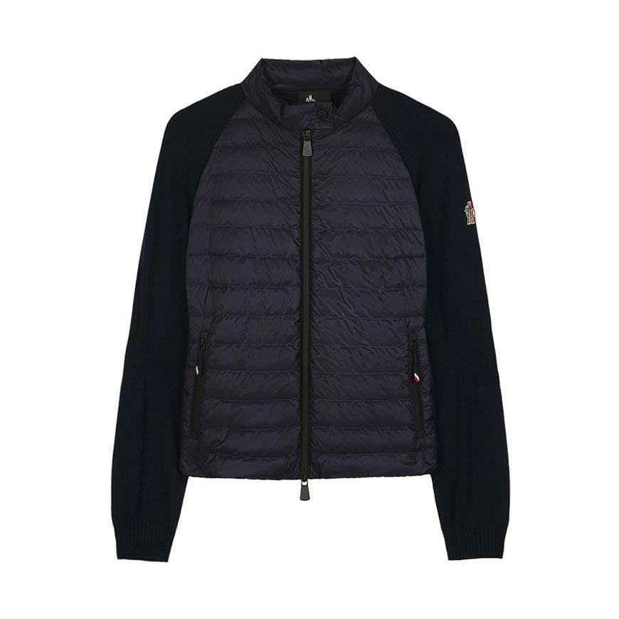 Moncler Women’s Padded Zip Cardigan Jacket Navy