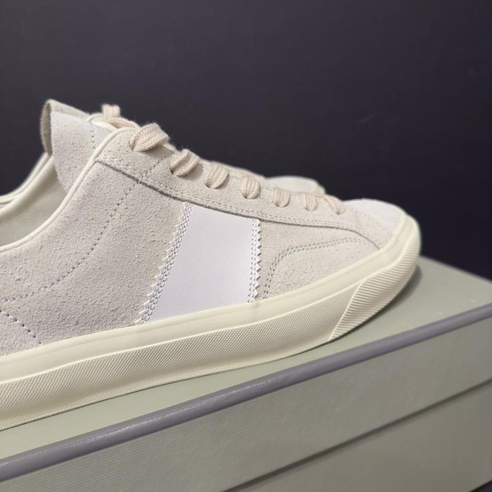 TOM FORD Suede Cambridge Sneakers Marmo Low-Top Men’s