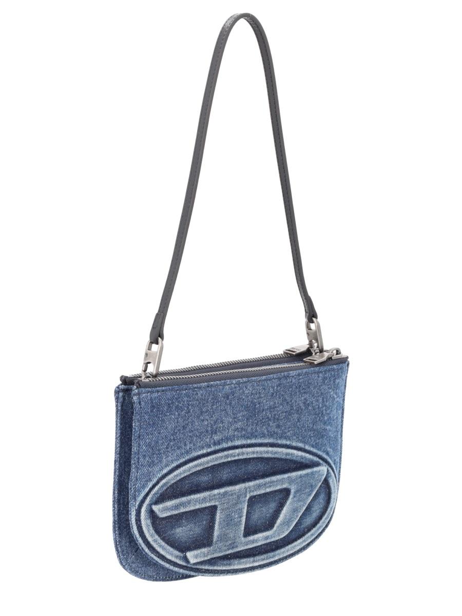 DIESEL Black Leather Shoulder Bag