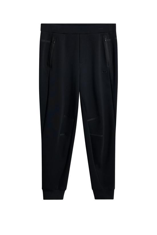 J LINDEBERG Straight Classic Pants for Men BMJS160119999 BLACK DOM