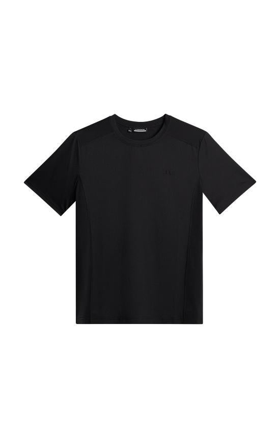 J LINDEBERG Short Sleeve T-Shirt for Men AMJT122389999 BLACK DOM