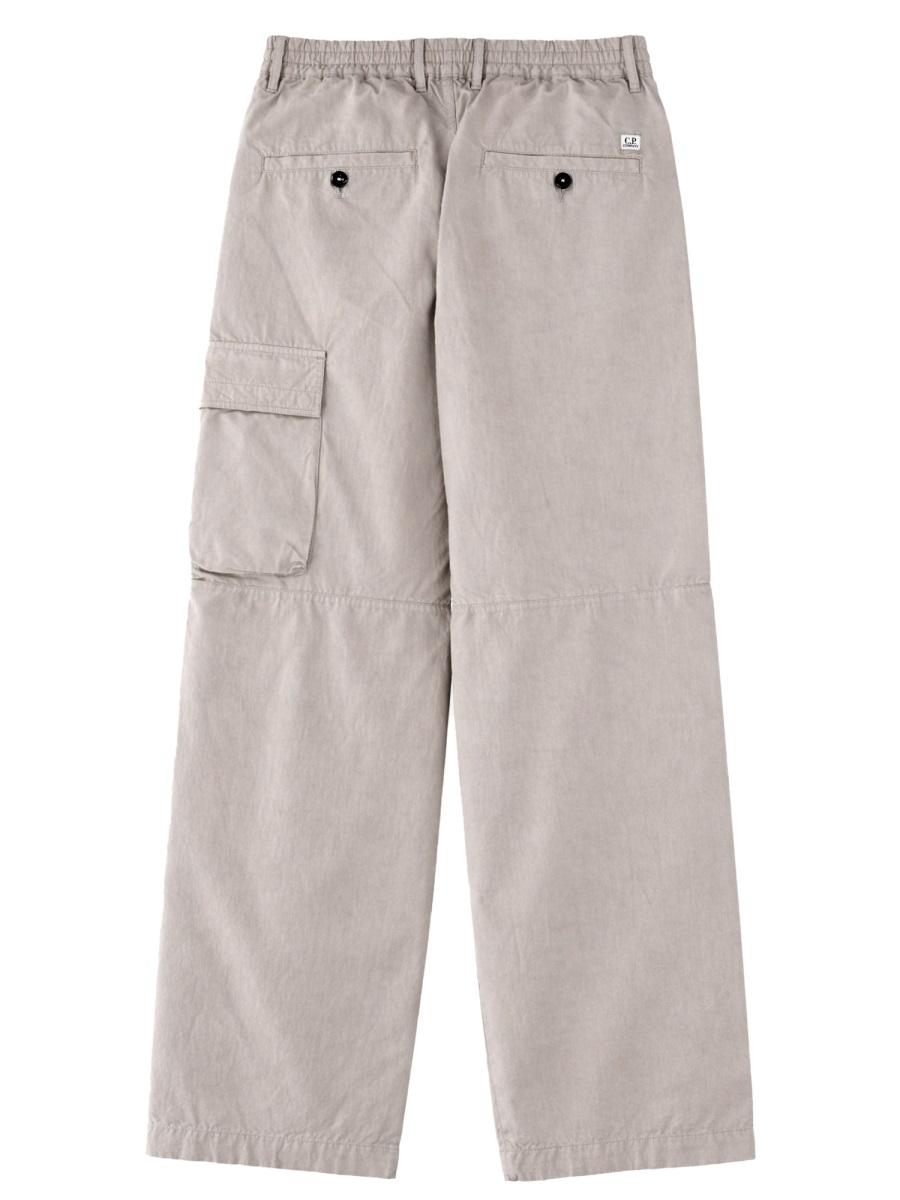CP Company Olive Cotton Cargo Pants for Men