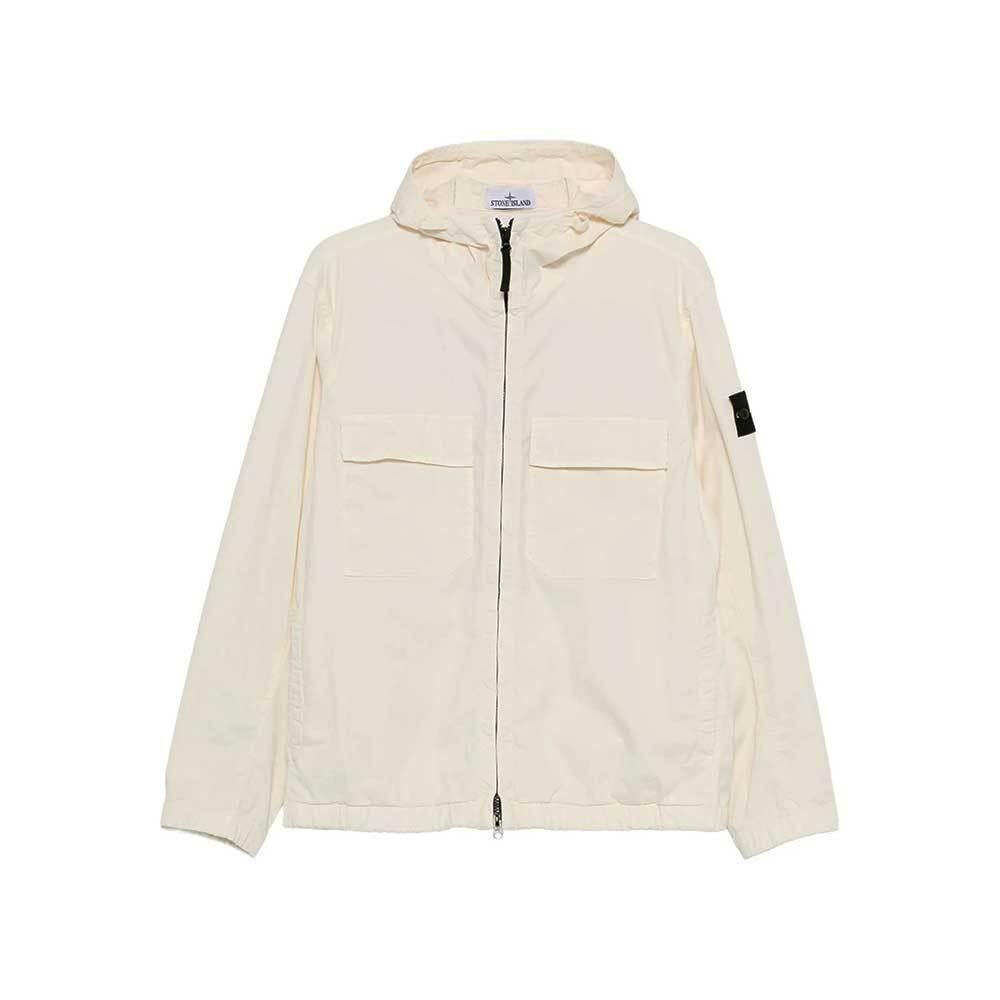 STONE ISLAND Nylon Overshirt Jacket Charcoal Men
