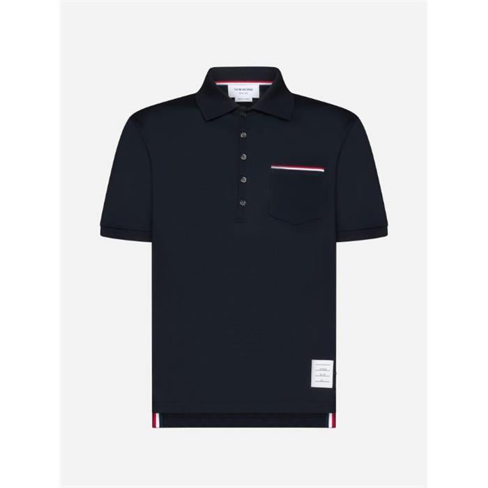 THOM BROWNE Trim Polo Shirt Short Sleeve MJP022A