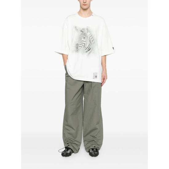 Maison Mihara Yasuhiro Short Sleeve T-Shirt for Men J16TS851 WHITE DOM