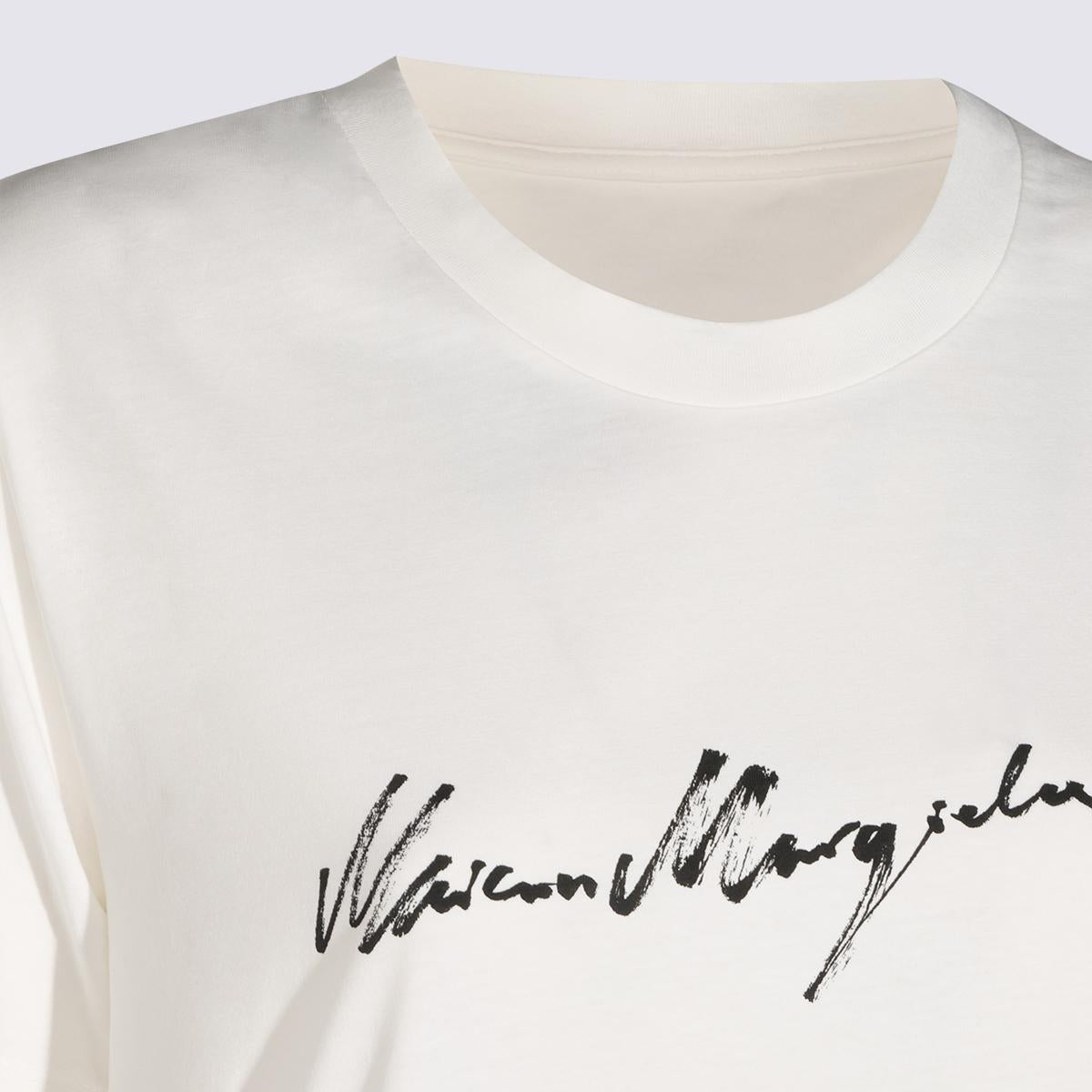 Maison Margiela Short Sleeve T-Shirt White Cotton Women’s