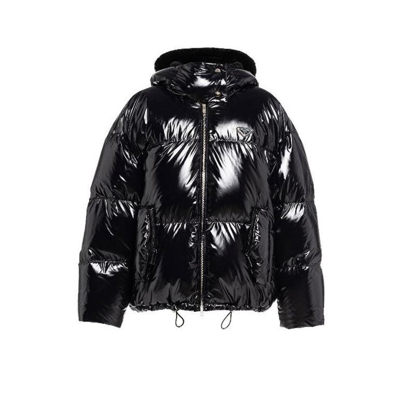 PRADA Shiny Padded Jacket Women’s Black