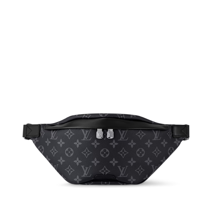 Louis Vuitton Discovery Bumbag PM Black Monogram Leather Crossbody Bag