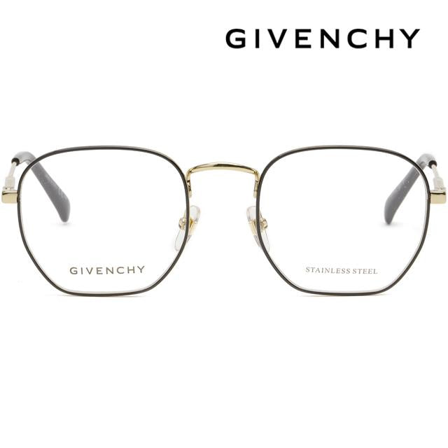 GIVENCHY Black Geometric Unisex Eyeglass Frames GV0115 2M2